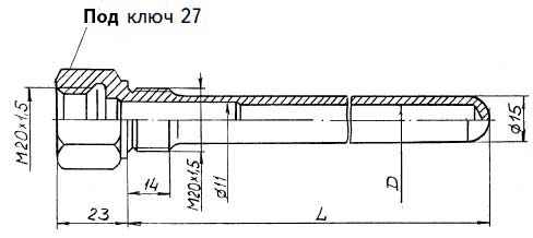 Рисунок 1 - Габаритные размеры БАУИ.716533.001