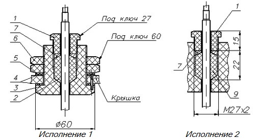 Рис. 1. Конструкция преобразователя