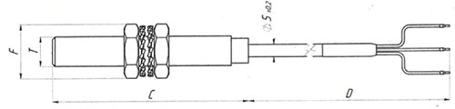 Рис.1. Общий вид датчика ДТК-1